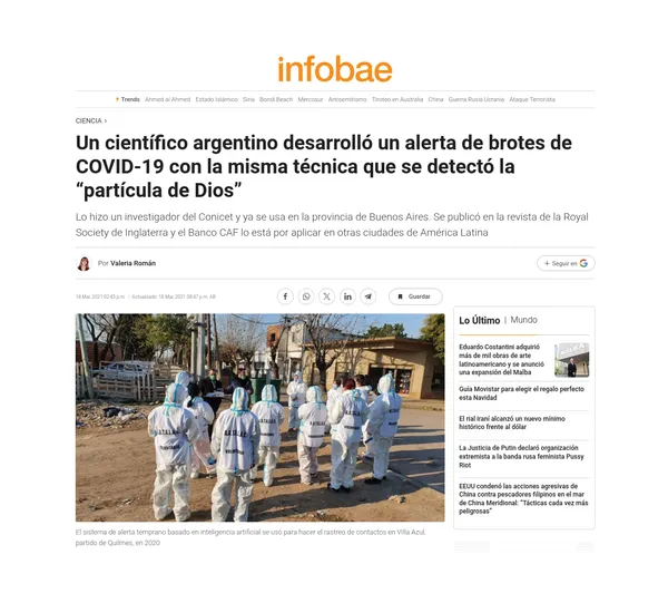 Early COVID-19 Outbreak Detection