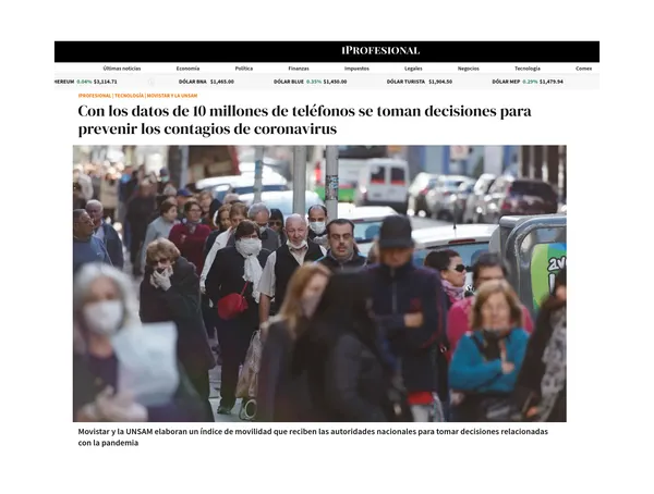 Mobile Data for Pandemic Control